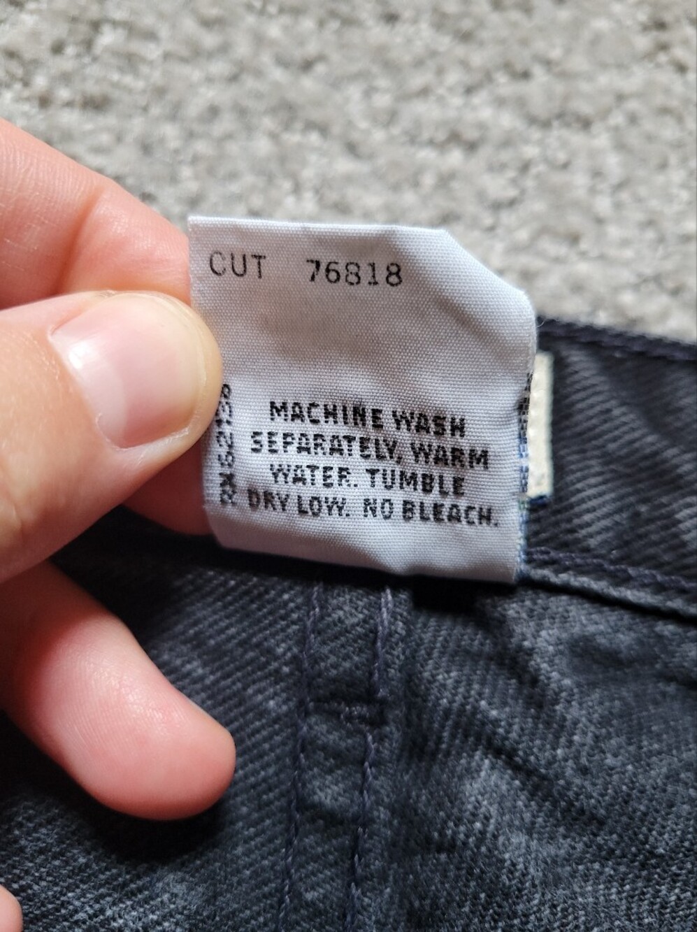 VTG 90s Guess Pascal Black High Waisted Mom Jeans Made in USA 31 x 32 - Picture 9 of 11